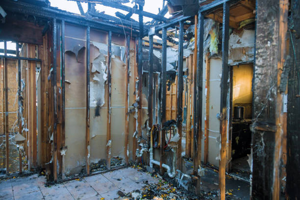 Professional Emergency Fire Cleanup technician working in Kitty Hawk, NC